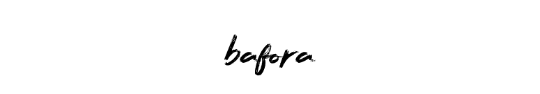 bafora font preview