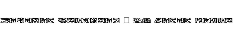 Bajoran Ideogram - ST canon based font preview