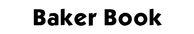 Baker Book font preview