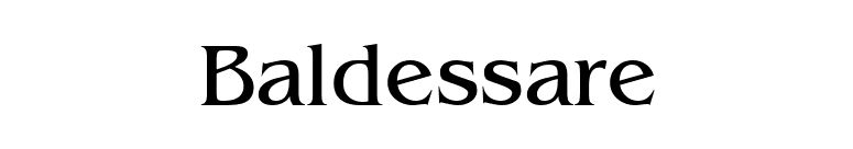 Baldessare font preview