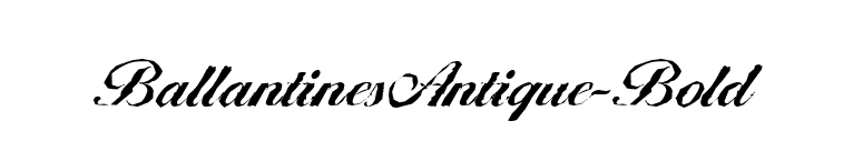 BallantinesAntique-Bold font preview