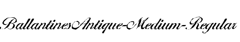BallantinesAntique-Medium-Regular font preview
