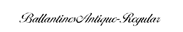 BallantinesAntique-Regular font preview