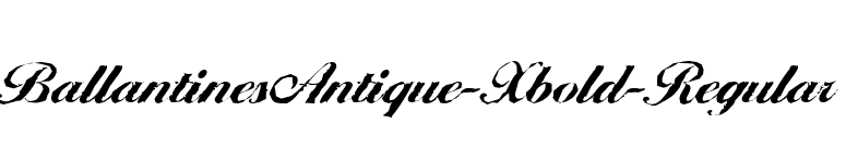 BallantinesAntique-Xbold-Regular font preview