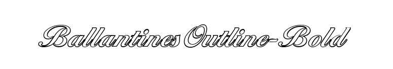 BallantinesOutline-Bold font preview