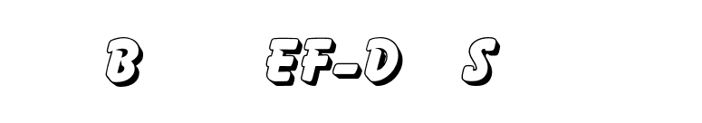 BalloonEF-DropShadow font preview