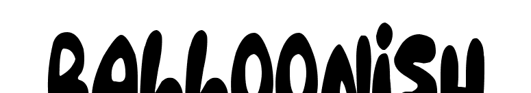 Balloonish
 font preview