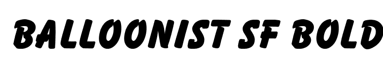 Balloonist SF Bold font preview