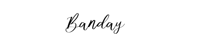 Banday font preview