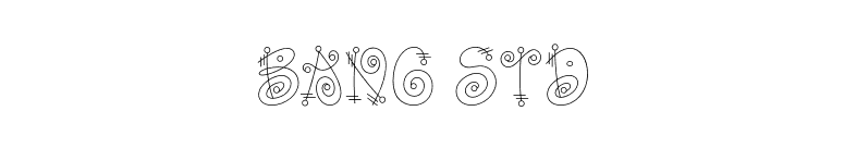 Bang Std font preview
