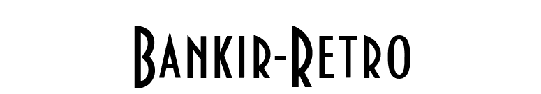 Bankir-Retro font preview
