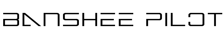 Banshee Pilot font preview