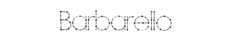 Barbarello font preview