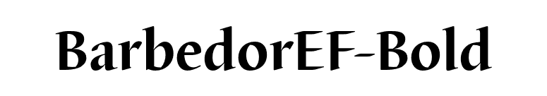 BarbedorEF-Bold font preview