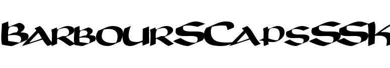 BarbourSCapsSSK font preview