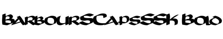 BarbourSCapsSSK Bold font preview