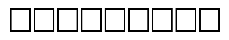 Barcoding font preview