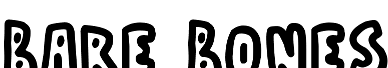 Bare Bones
 font preview