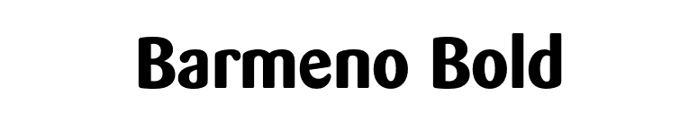 Barmeno Bold font preview