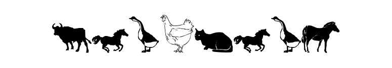 Barnyard font preview