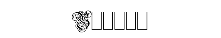 Barock font preview