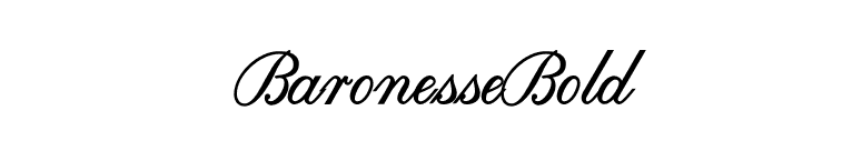 BaronesseBold font preview