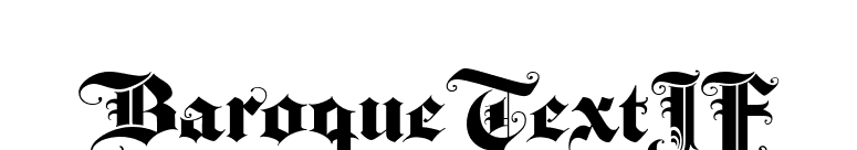 BaroqueTextJF font preview