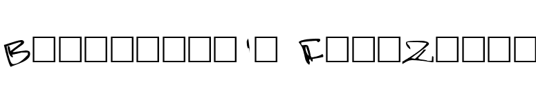 Barrakuda'z FontZamba font preview