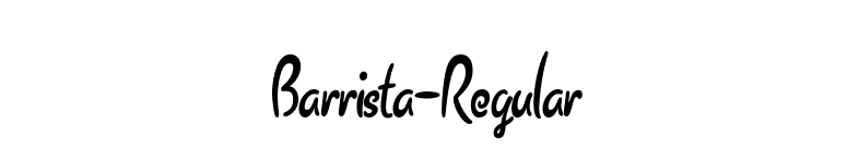 Barrista-Regular font preview