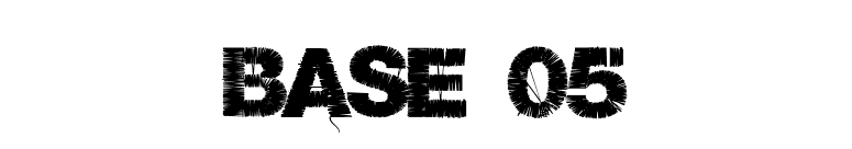 Base 05 font preview