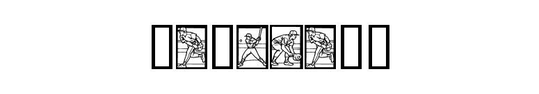 Baseball font preview
