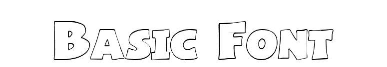 Basic Font font preview