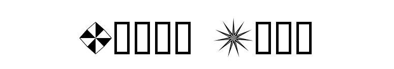 Basic Star font preview