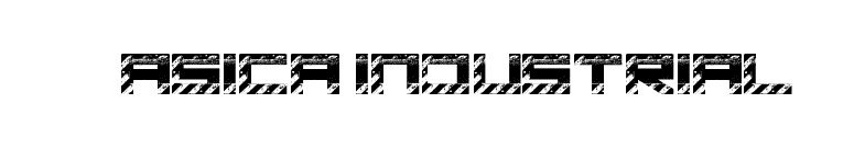 Basica industrial font preview