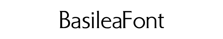 BasileaFont font preview