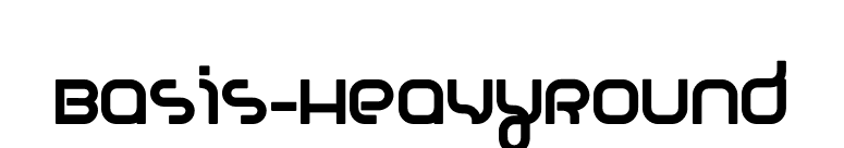 Basis-HeavyRound font preview