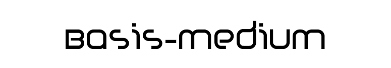 Basis-Medium font preview
