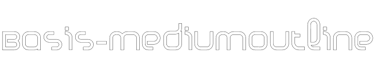 Basis-MediumOutline font preview
