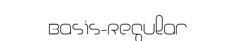 Basis-Regular font preview