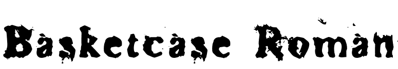 Basketcase Roman font preview