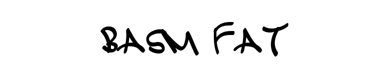 basm fat font preview