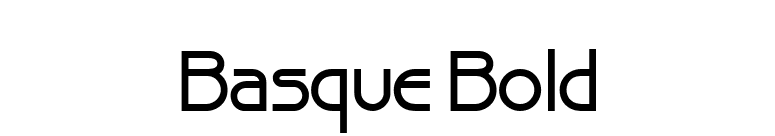 Basque Bold font preview