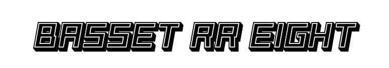 Basset RR Eight font preview