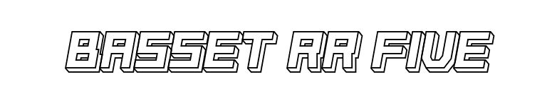 Basset RR Five font preview