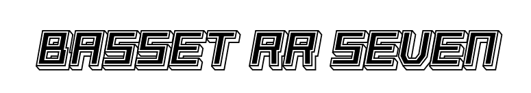Basset RR Seven font preview