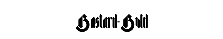 Bastard-Bold font preview