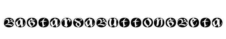 BastardaButtonsBeta font preview