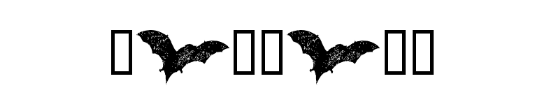 BatBats font preview