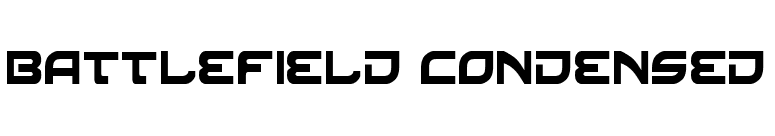 Battlefield Condensed font preview