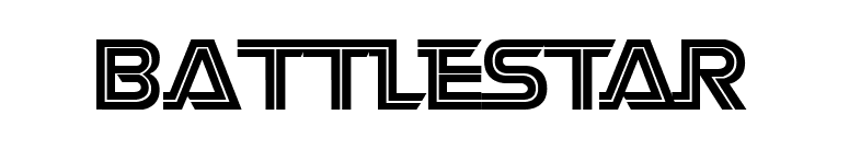 Battlestar font preview